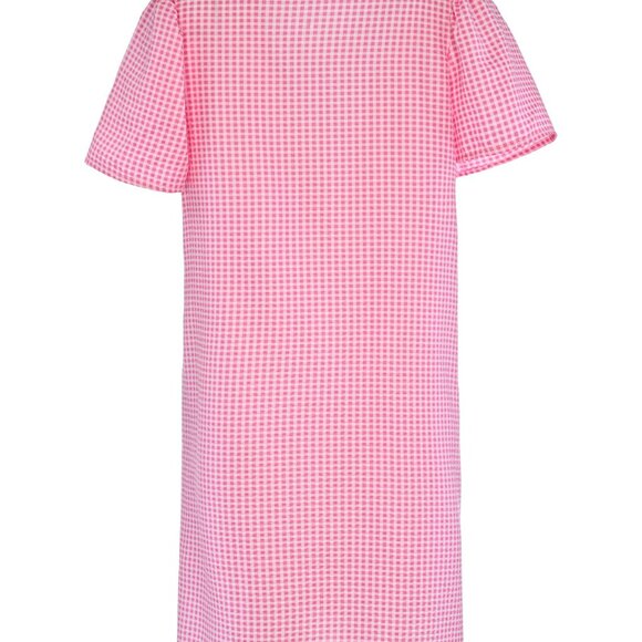JEFFRICO House Dresses for Women with Pockets - Lightweight Breathable Pink - Picture 4 of 5